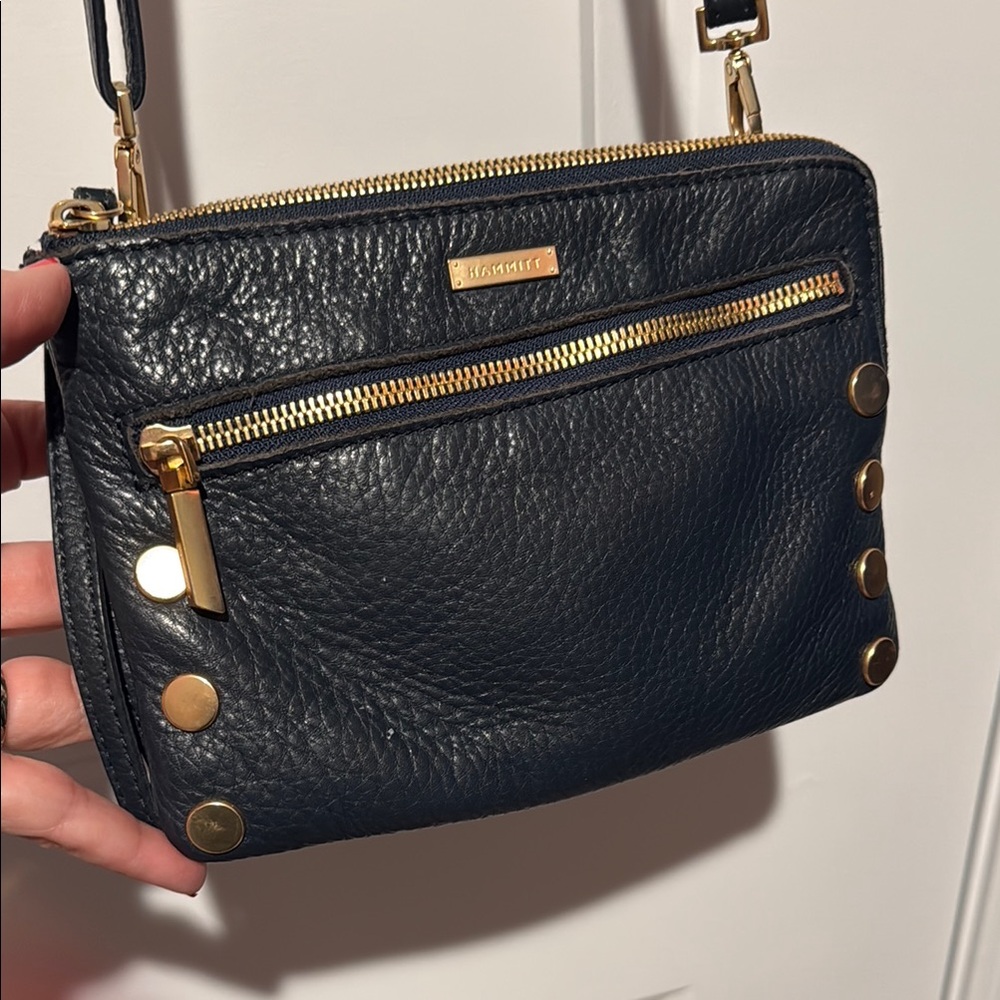 Hammitt crossbody navy/gold